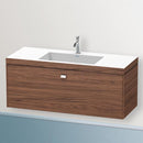 Duravit Vero Air 洗臉盆配有 Brioso 梳妝台和 1 個拉出式隔間