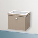 Duravit Vero Air 洗臉盆配有 Brioso 梳妝台和 1 個拉出式隔間