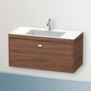 Duravit Vero Air 洗臉盆配有 Brioso 梳妝台和 1 個拉出式隔間