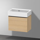 Duravit Vero Air 洗臉盆配有 D-Neo 梳妝台 緊湊型，帶 1 個拉出式隔層