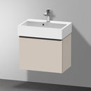 Duravit Vero Air 洗臉盆配有 D-Neo 梳妝台 緊湊型，帶 1 個拉出式隔層
