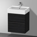 Duravit Vero Air 洗臉盆配有 D-Neo 梳妝台和 2 個拉出式隔間