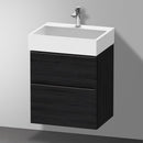 Duravit Vero Air 洗臉盆配有 D-Neo 梳妝台和 2 個拉出式隔間