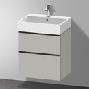 Duravit Vero Air 洗臉盆配有 D-Neo 梳妝台和 2 個拉出式隔間