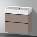 Duravit Vero Air 洗臉盆配有 D-Neo 梳妝台和 2 個拉出式隔間