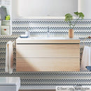 Duravit Vero Air 洗臉盆配有 L-Cube 梳妝台，附 2 個拉出式隔間，內部系統為楓木