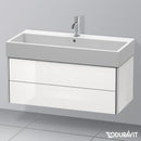 Duravit Vero Air 洗臉盆配有 XSquare 梳妝台和 2 個拉出式隔間