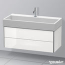 Duravit Vero Air 洗臉盆配有 XSquare 梳妝台和 2 個拉出式隔間