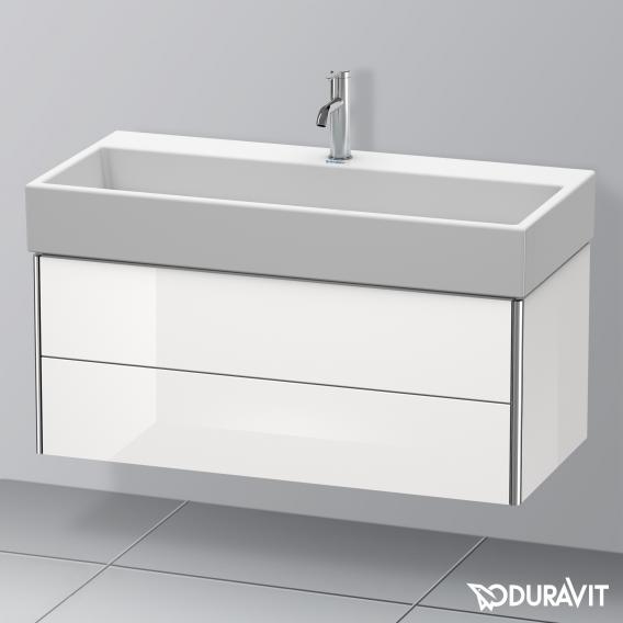 Duravit Vero Air washbasin with XSquare vanity unit with 2 pull-out compartments