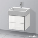 Duravit Vero Air 洗臉盆配有 XSquare 梳妝台和 2 個拉出式隔間