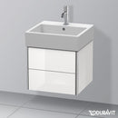 Duravit Vero Air 洗臉盆配有 XSquare 梳妝台和 2 個拉出式隔間