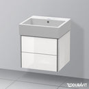 Duravit Vero Air 洗臉盆配有 XSquare 梳妝台和 2 個拉出式隔間