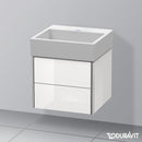 Duravit Vero Air 洗臉盆配有 XSquare 梳妝台和 2 個拉出式隔間