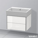Duravit Vero Air 洗臉盆配有 XSquare 梳妝台和 2 個拉出式隔間