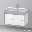 Duravit Vero Air 洗臉盆配有 XSquare 梳妝台和 2 個拉出式隔間
