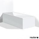 Duravit Vero 浴缸/按摩浴缸鑲板，適用於角落白色