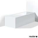 Duravit Vero 浴缸/按摩浴缸鑲板，適用於角落白色