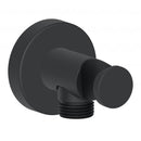 Duravit wall-elbow with shower bracket matt black