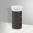 Duravit 白色鬱金香檯面洗臉盆，附梳妝台，附側隔層