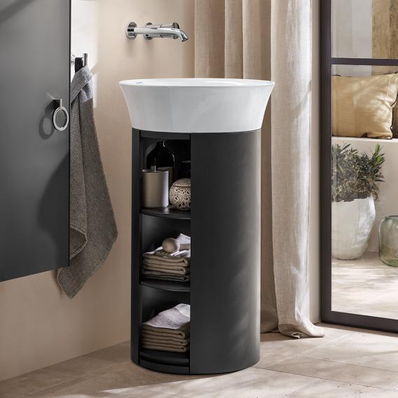 Duravit White Tulip countertop washbasin with vanity unit with side compartments