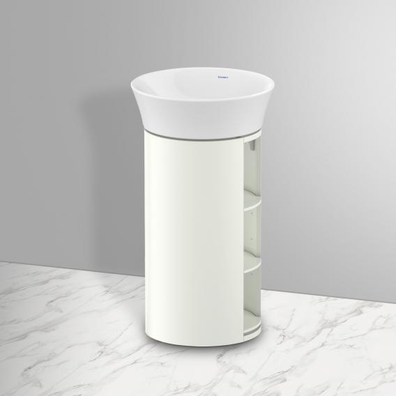 Duravit White Tulip countertop washbasin with vanity unit with side compartments
