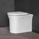 Duravit White Tulip 落地式、可沖洗、坐便器、無框、背靠牆