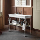 Duravit White Tulip metal stand