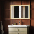 Duravit 白色鬱金香鏡附 LED 照明