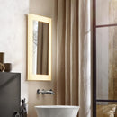 Duravit 白色鬱金香鏡附 LED 照明