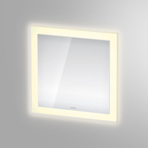 Duravit 白色鬱金香鏡附 LED 照明