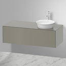 Duravit 白色鬱金香盥洗台，適用於檯面洗臉盆，附 1 個拉出式隔層，採用尖端技術