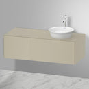 Duravit 白色鬱金香盥洗台，適用於檯面洗臉盆，附 1 個拉出式隔層，採用尖端技術