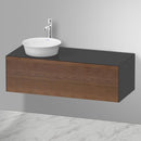 Duravit 白色鬱金香盥洗台，適用於檯面洗臉盆，附 1 個拉出式隔層，採用尖端技術