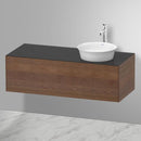 Duravit 白色鬱金香盥洗台，適用於檯面洗臉盆，附 1 個拉出式隔層，採用尖端技術