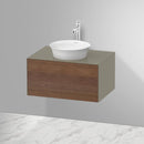 Duravit 白色鬱金香盥洗台，適用於檯面洗臉盆，附 1 個拉出式隔層，採用尖端技術