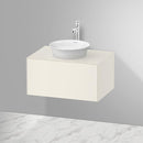 Duravit 白色鬱金香盥洗台，適用於檯面洗臉盆，附 1 個拉出式隔層，採用尖端技術