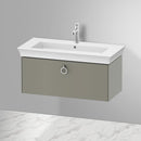 Duravit 白色鬱金香梳妝台搭配 1 個拉出式隔層