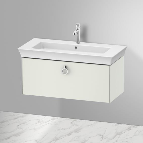 Duravit 白色鬱金香梳妝台搭配 1 個拉出式隔層