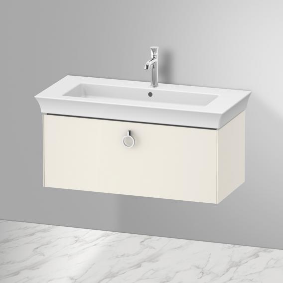 Duravit 白色鬱金香梳妝台搭配 1 個拉出式隔層