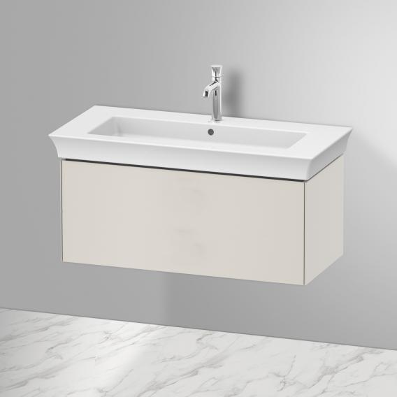 Duravit 白色鬱金香梳妝台搭配 1 個拉出式隔層