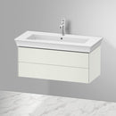 Duravit 白色鬱金香盥洗台配有 2 個拉出式隔間