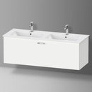 Duravit XBase vanity unit for double washbasin with 1 pull-out compartment