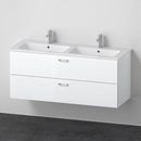 Duravit XBase vanity unit for double washbasin with 2 pull-out compartments
