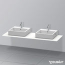 Duravit XSquare countertop for 2 countertop/drop-in basins