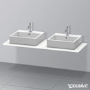 Duravit XSquare countertop for 2 countertop/drop-in basins