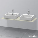 Duravit XSquare countertop for 2 countertop/drop-in basins