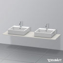 Duravit XSquare countertop for 2 countertop/drop-in basins
