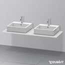 Duravit XSquare countertop for 2 countertop/drop-in basins