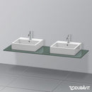 Duravit XSquare countertop for 2 countertop/drop-in basins