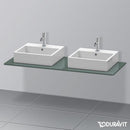 Duravit XSquare countertop for 2 countertop/drop-in basins